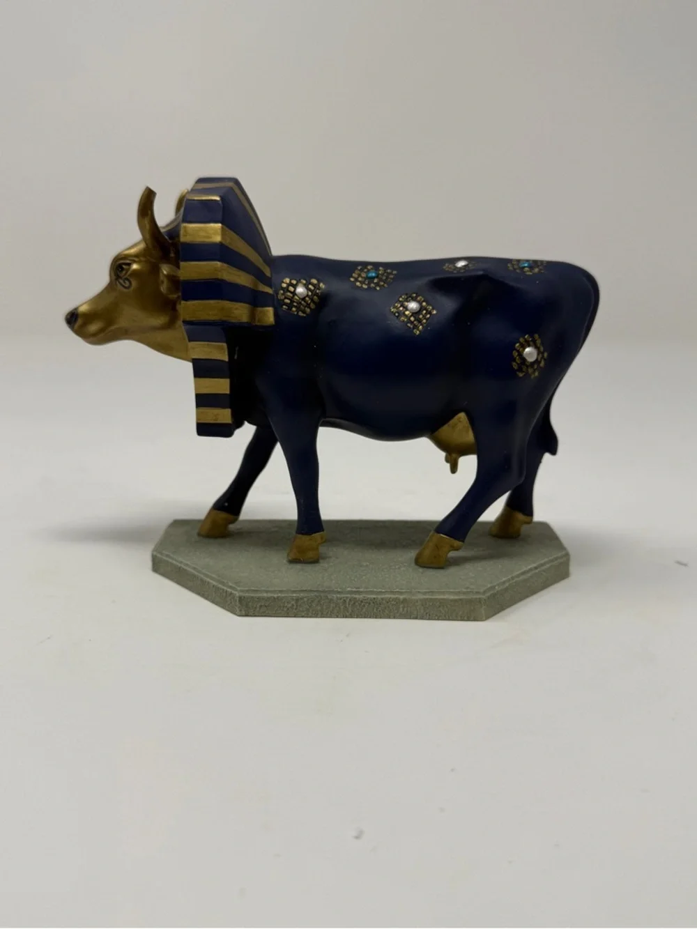 NWT Cow Parade Retired Tutancowmon Cow Figurine #9126 - Picture 6 of 7